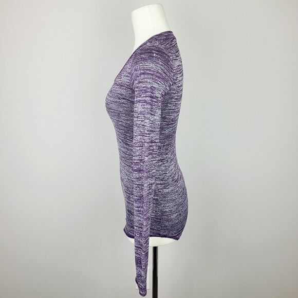 ARITZIA Wilfred Free Diapason Purple Long Sleeve T-Shirt XXS - Picture 5 of 16